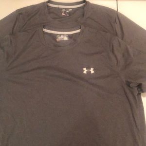 2 Under Armour HeatGear Loose Shirts